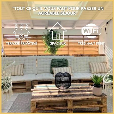 Le Paisiblement Votre 2 Ch, Terrasse, Clim, Park Apartment Montauban Luaran gambar